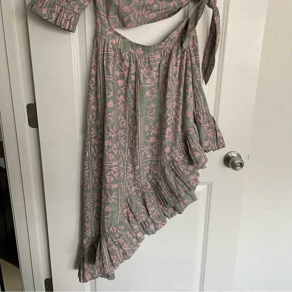 NWOT Cleobella Paola Ankle Dress in Border Print - Picture 10 of 15